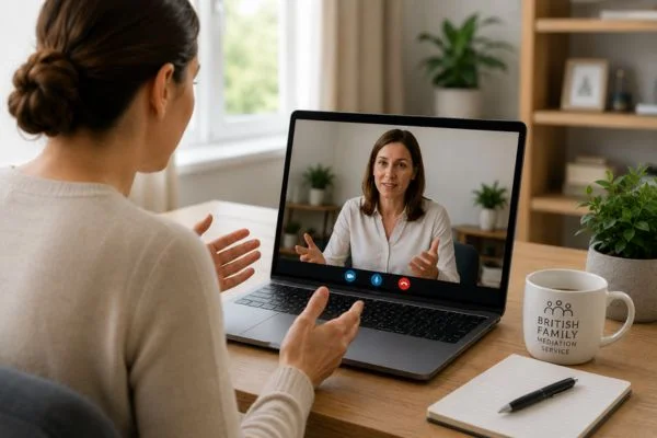 Image of online mediation Bury St Edmunds book in NOW